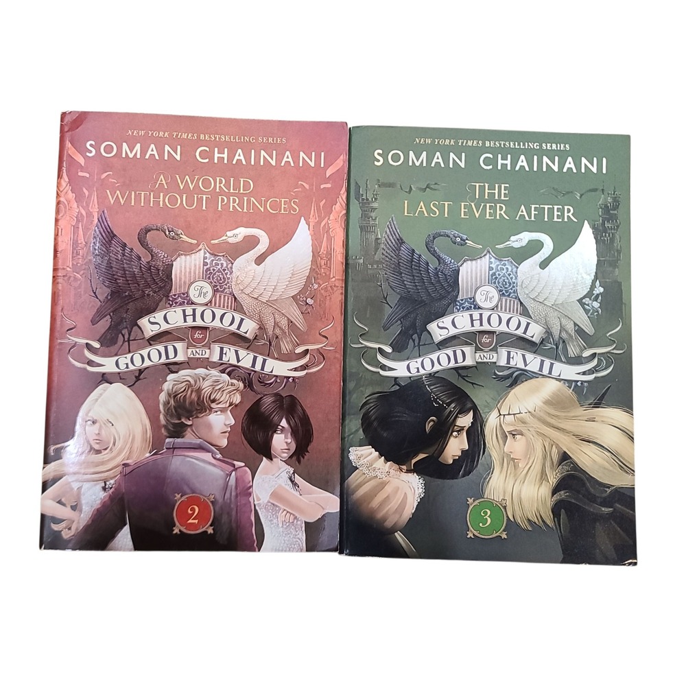 The School for Good and Evil Series Books 2 & 3 by Soman Chainani NEW YORK TIMES